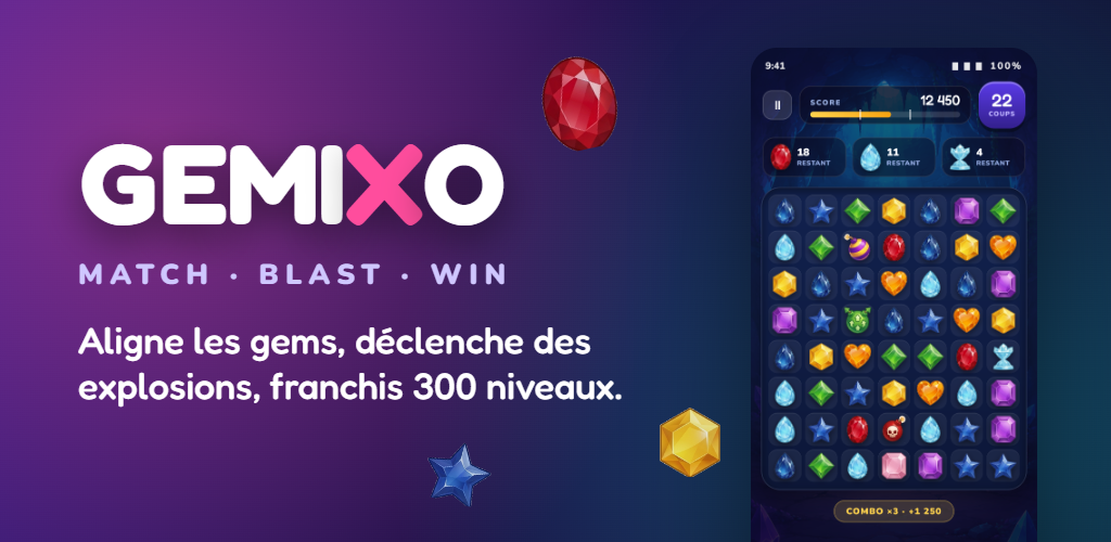 Gemixo arrive sur Google Play